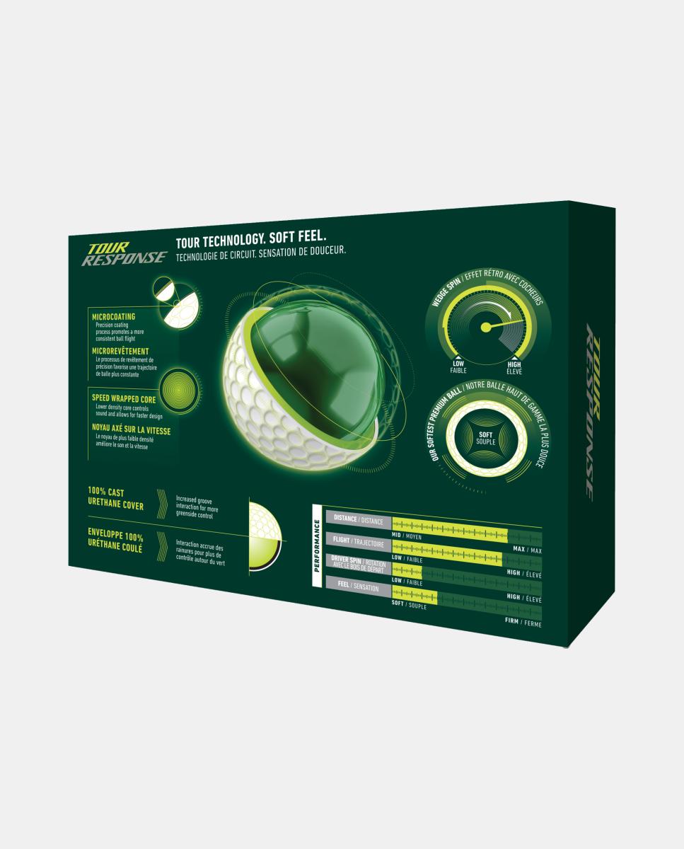 Dezena de Bolas de Golf Tour Response 2026 Taylormade Branco-2