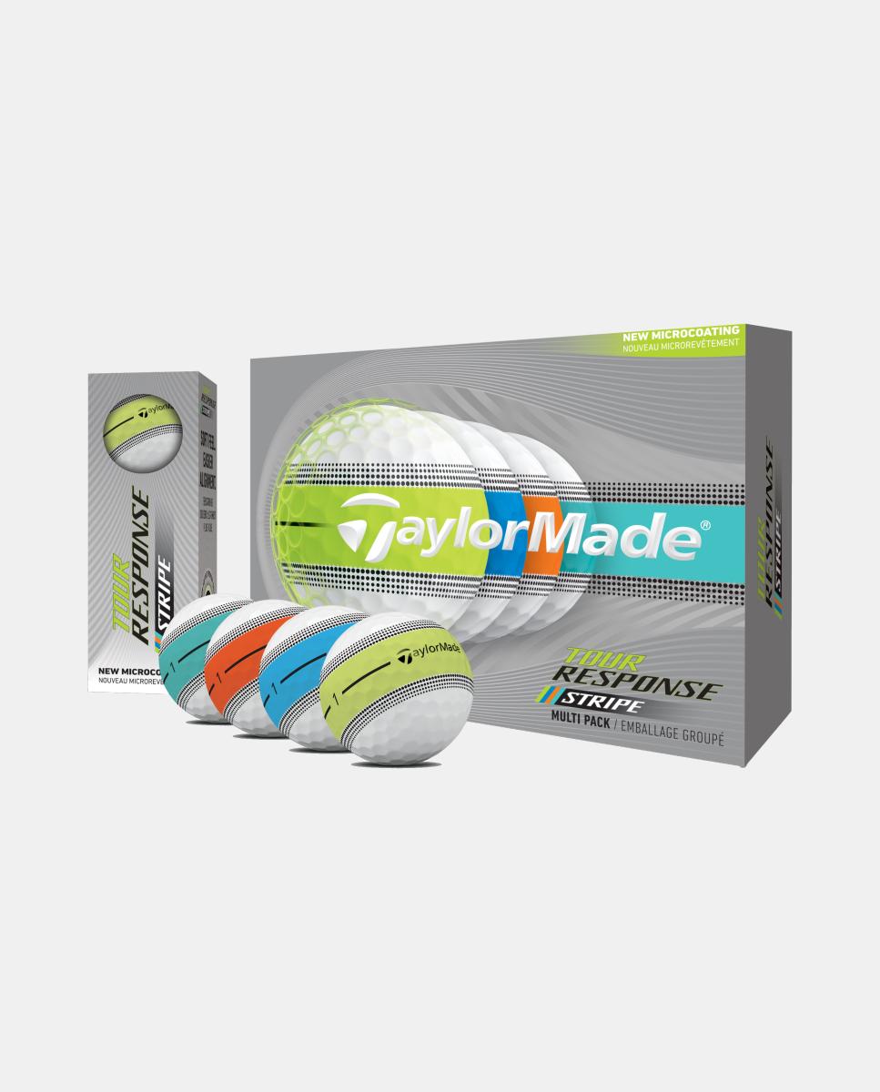 Dúzia de Bolas de Golf Tour Respose Stripe Neon 2026 Multicolor-3