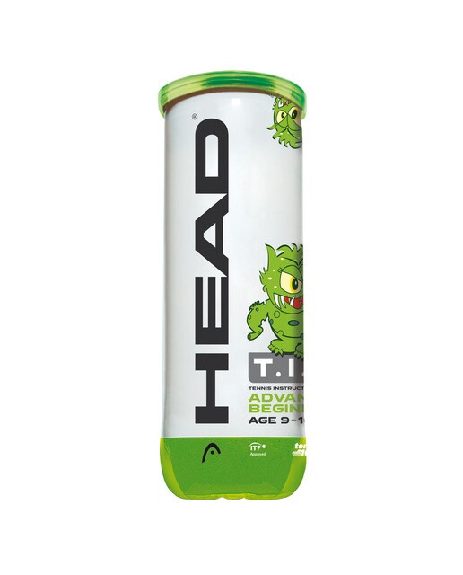Imagem 0 de Pack de 3 Bolas de Ténis T.I.P. Green Head
