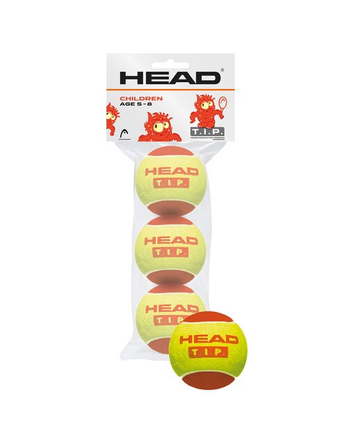 Imagem 0 de Pack de 3 Bolas de Ténis T.I.P. Red Head