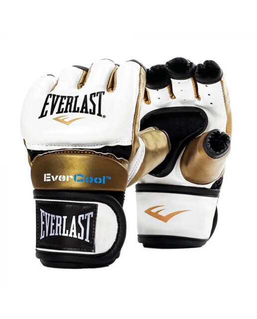 Luvas MMA FSE Everstrik Branco / Ouro-1