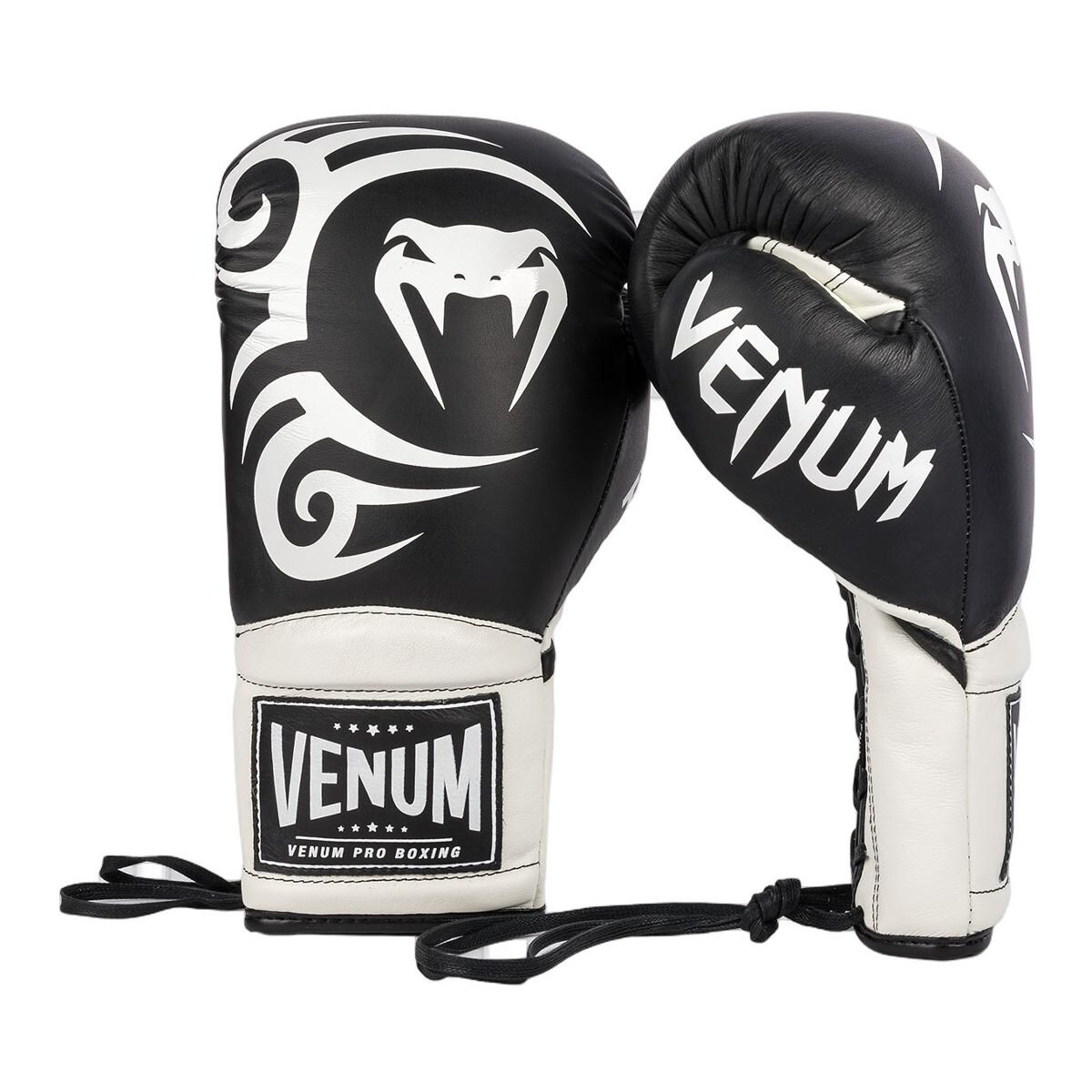 Luvas de Boxe Giant 2.0 Mike Tyson Pro Luvas com Cordões 12 Oz Preto / Branco-2