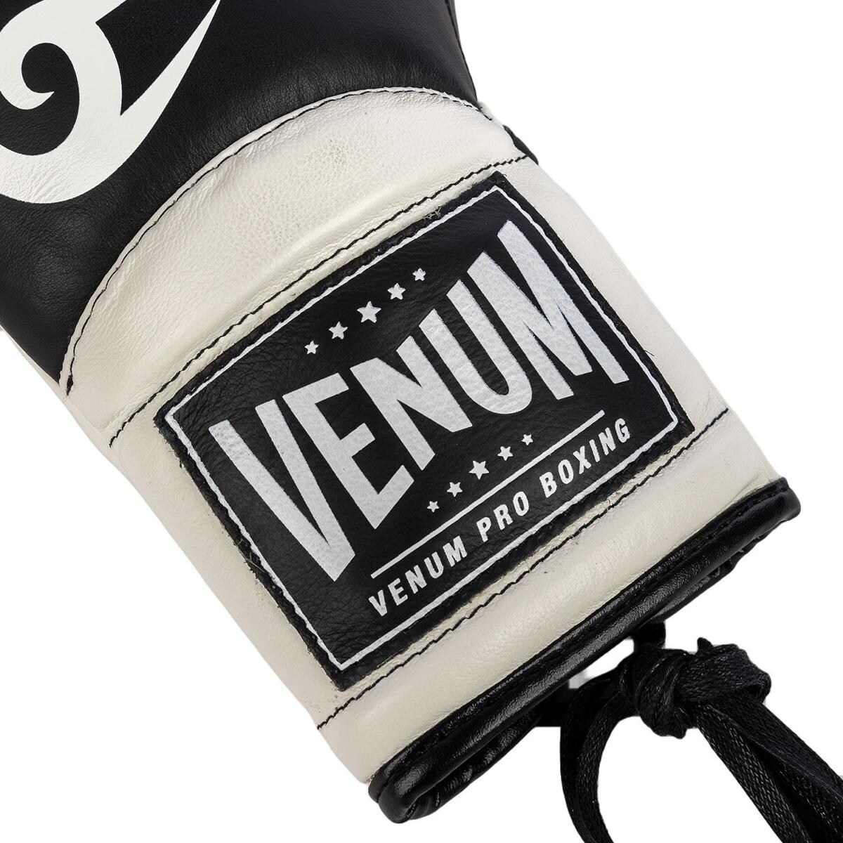 Luvas de Boxe Giant 2.0 Mike Tyson Pro Luvas com Cordões 12 Oz Preto / Branco-3
