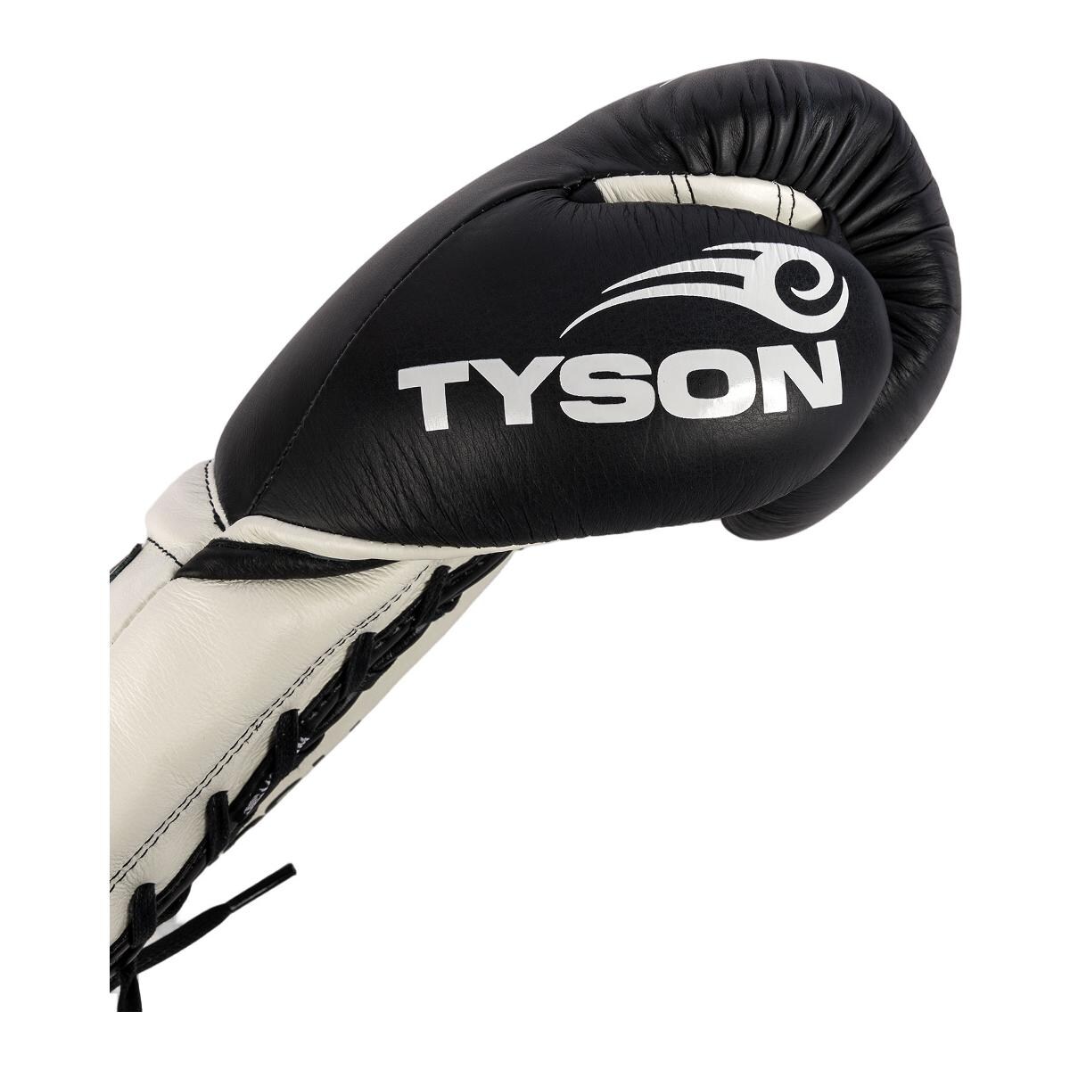 Luvas de Boxe Giant 2.0 Mike Tyson Pro Luvas com Cordões 12 Oz Preto / Branco-6