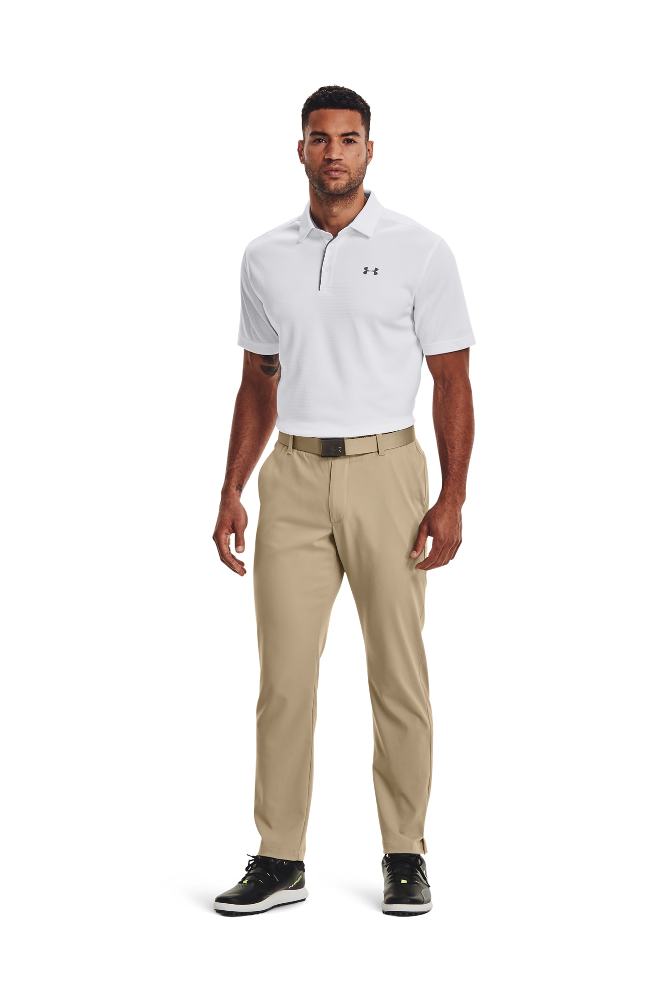 Polo Tech Under Armour Branco-4