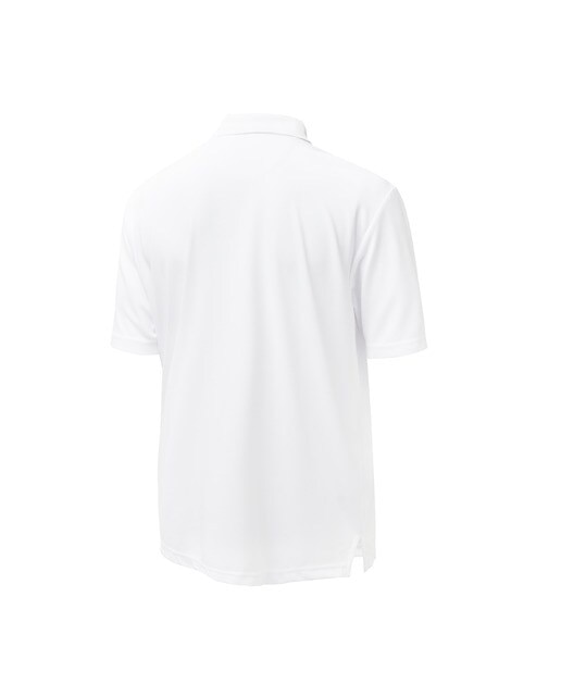 Polo de Homem Wicking Poly Branco-2