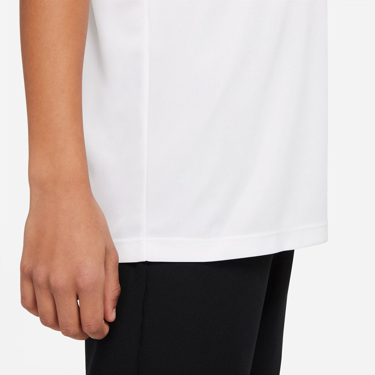Polo de Criança Dri-FIT Victory Branco-4