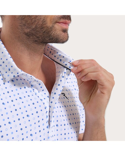 Polo de Homem Anyone Branco-3
