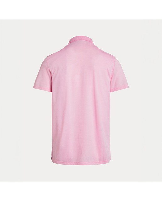 Polo Piqué de Homem Tailored Fit Polo Golf Rosa-2