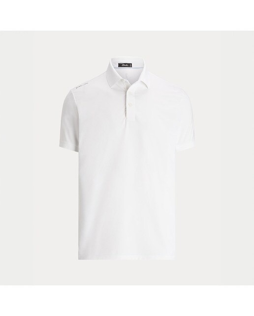 Polo Cintado de Homem em Tecido Técnico Branco-5