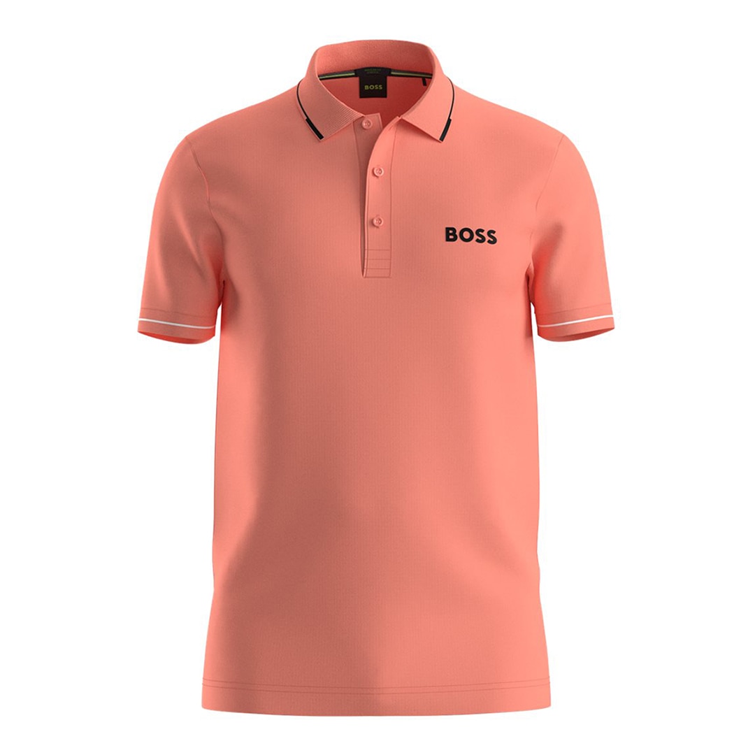 Polo de Golf de Homem Paul Pro Preto-1
