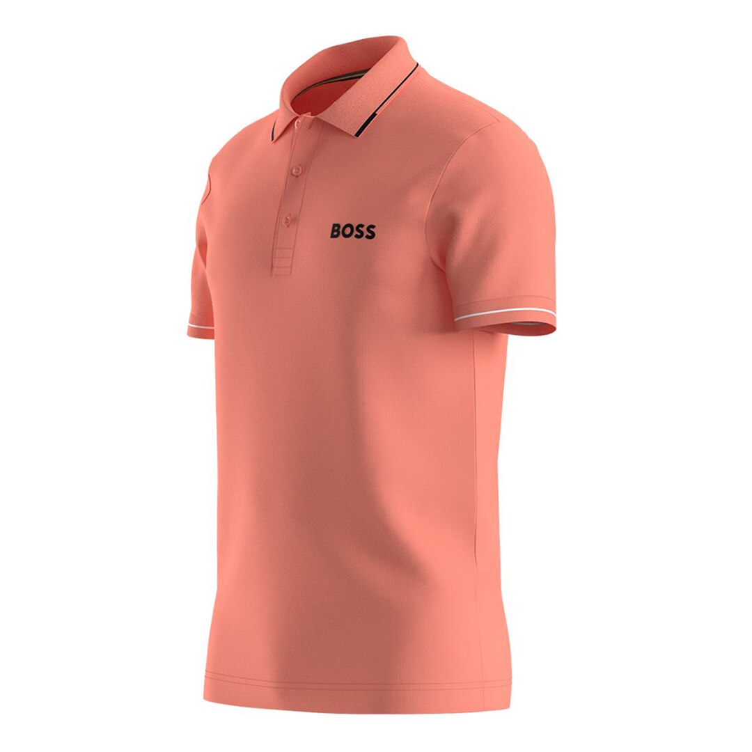 Polo de Golf de Homem Paul Pro Preto-3