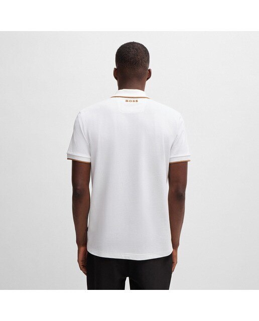 Polo de Golf de Homem Pariq The Open Branco-2