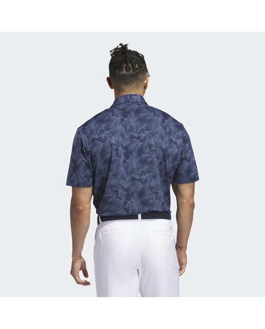 Polo de Golf de Homem Ultimate365 Mesh Print Azul-marinho-2