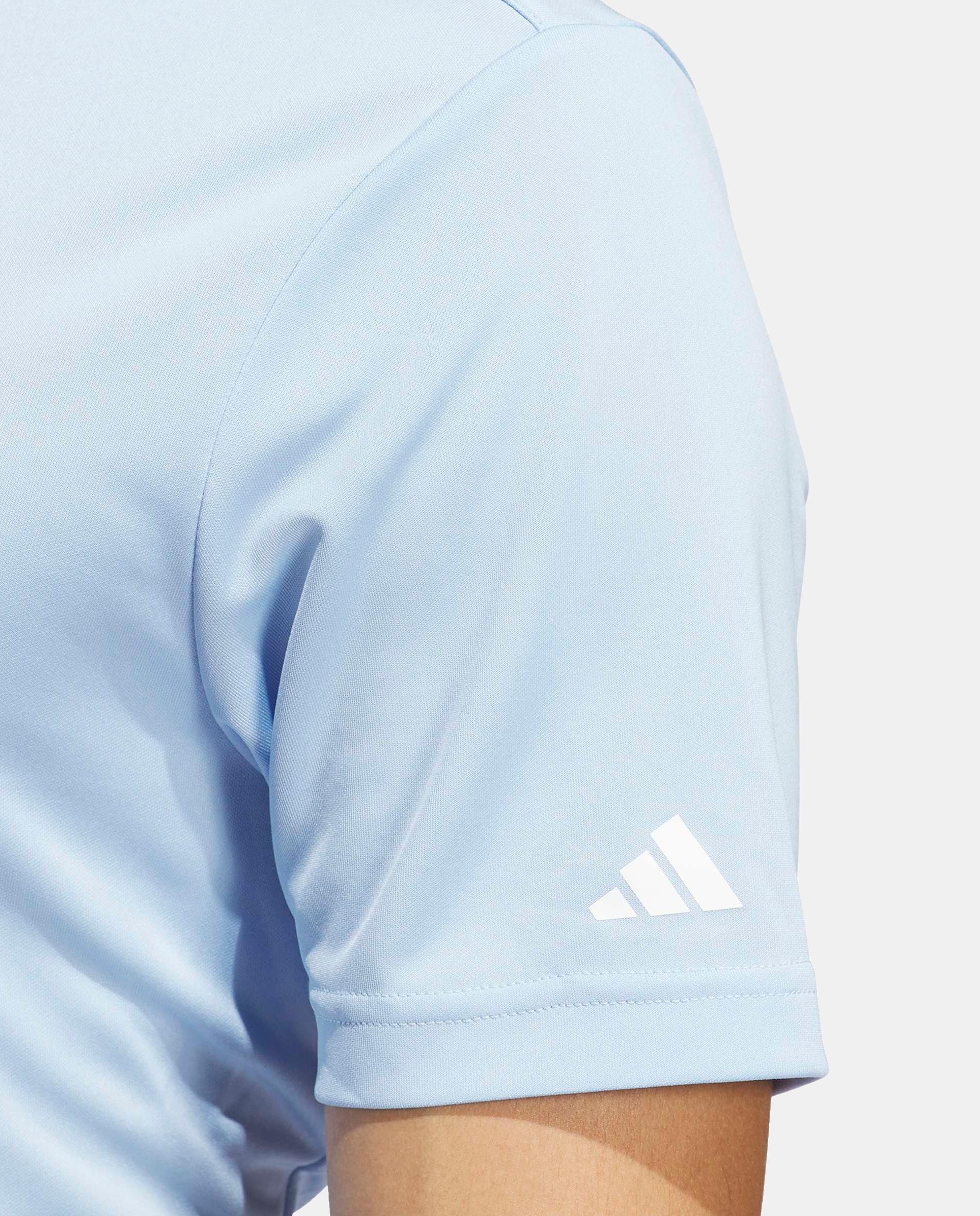 Polo de Golf de Homem Performance Azul-claro-3