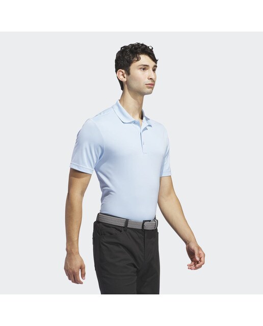 Polo de Golf de Homem Performance Azul-claro-5