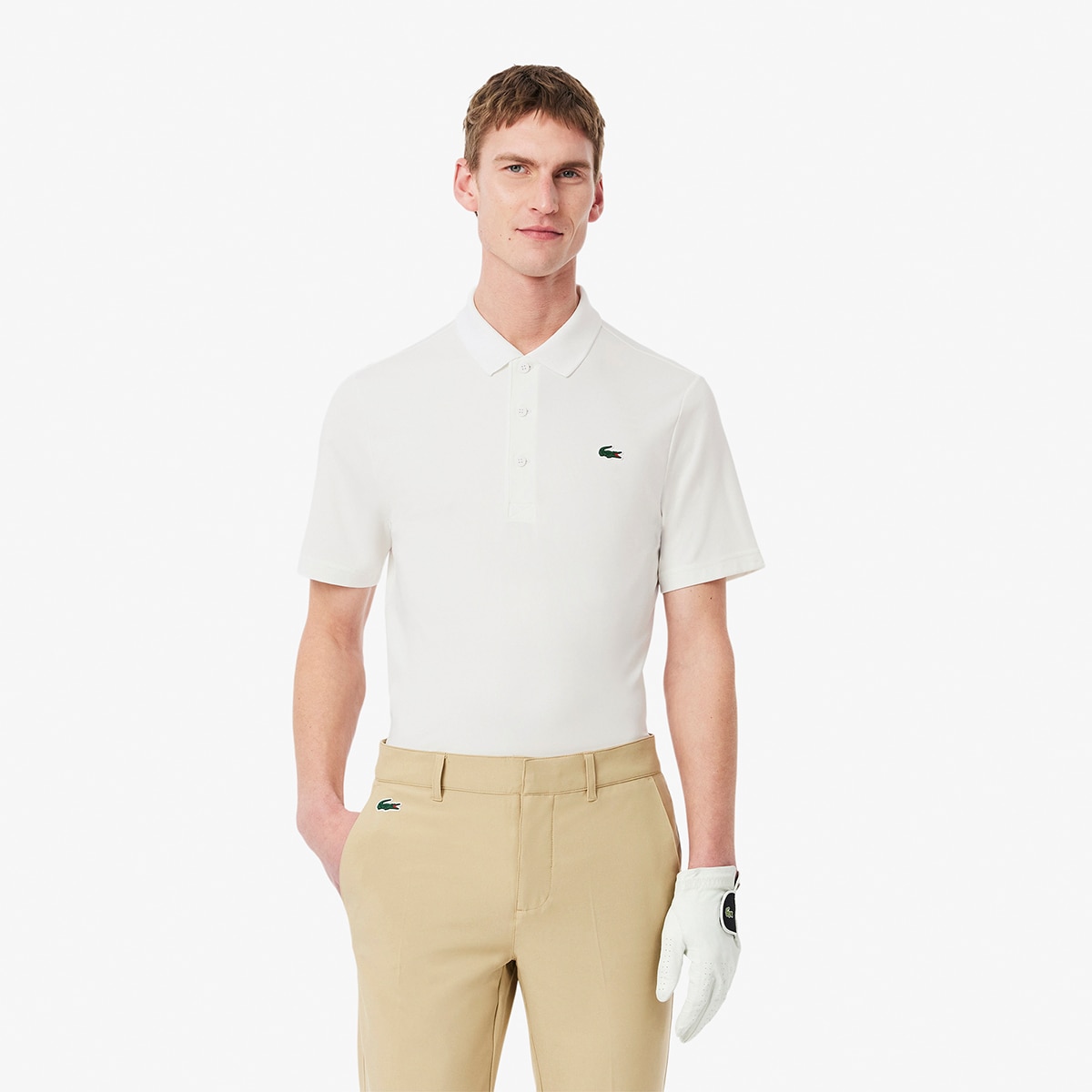 Lacoste - Polo de golf ligero, de corte regular, ultra seco, con protección solar UPF 50+.