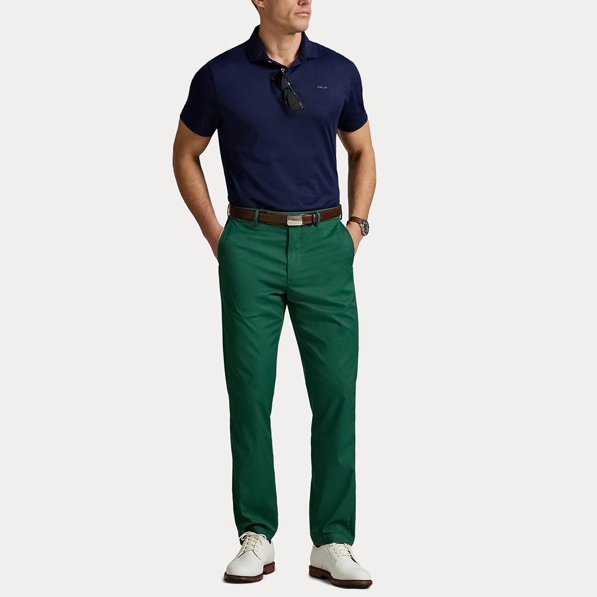 Imagem 0 de Polo de Homem em Tecido Técnico Tailored