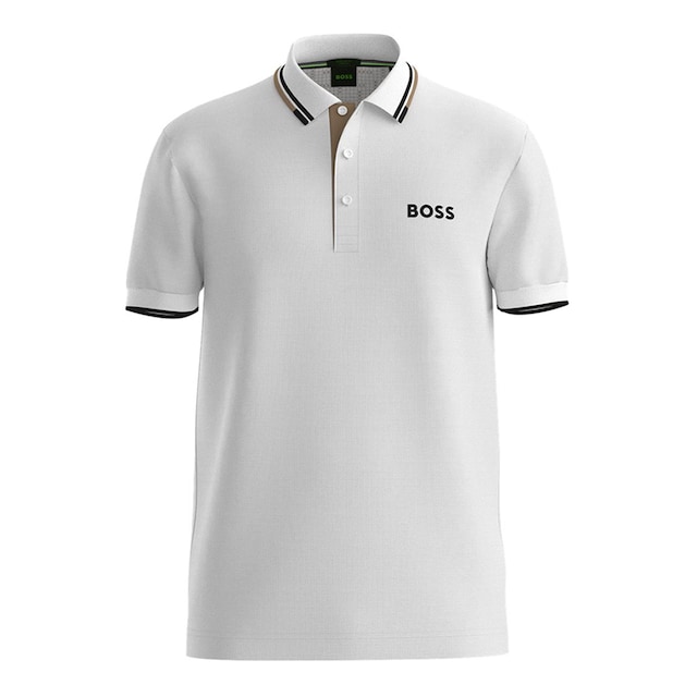 Imagen 0 de Polo de hombre técnico de tres botones manga corta Boss