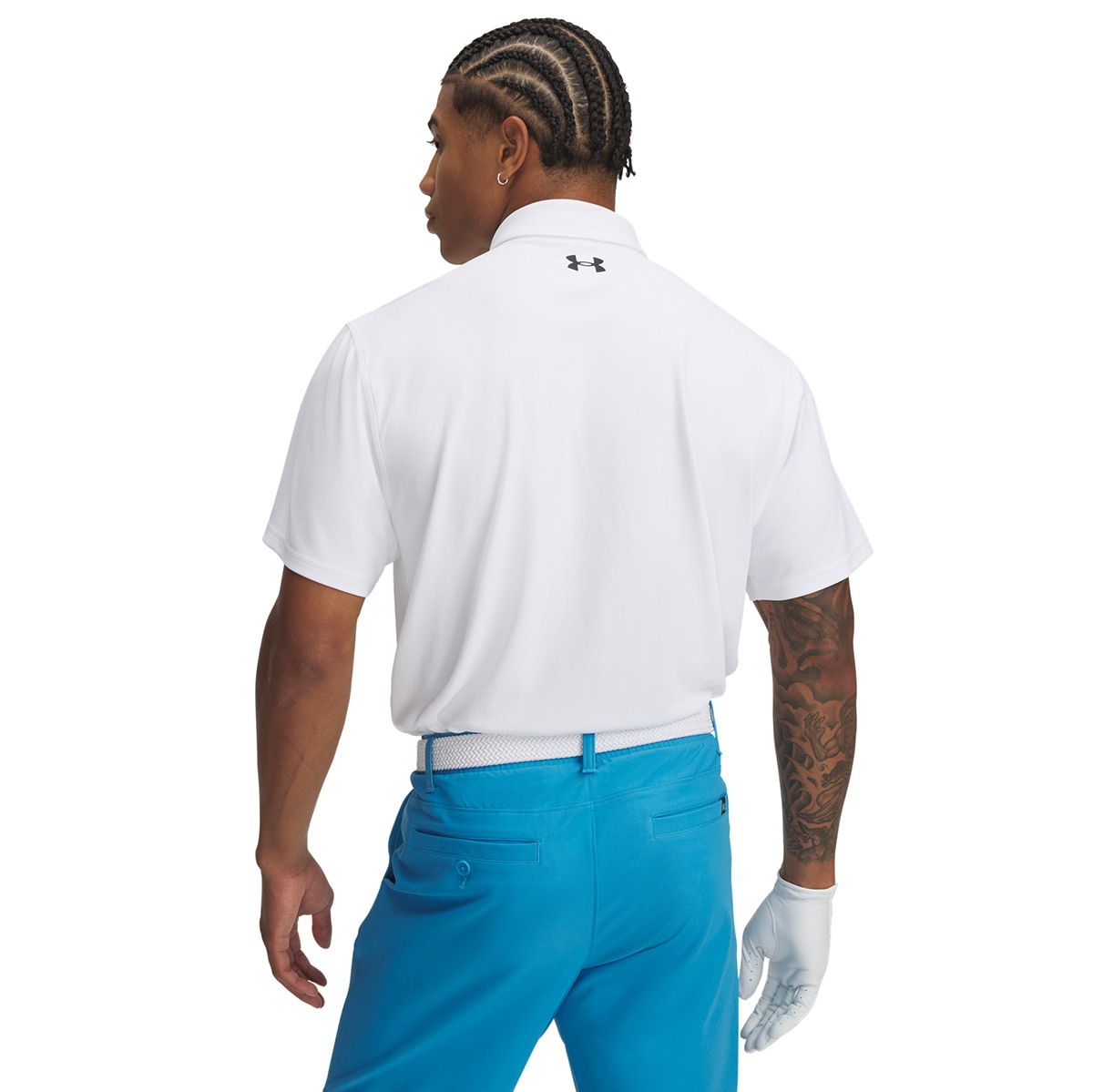 Polo de Homem UA T2G Pique Polo Branco-2