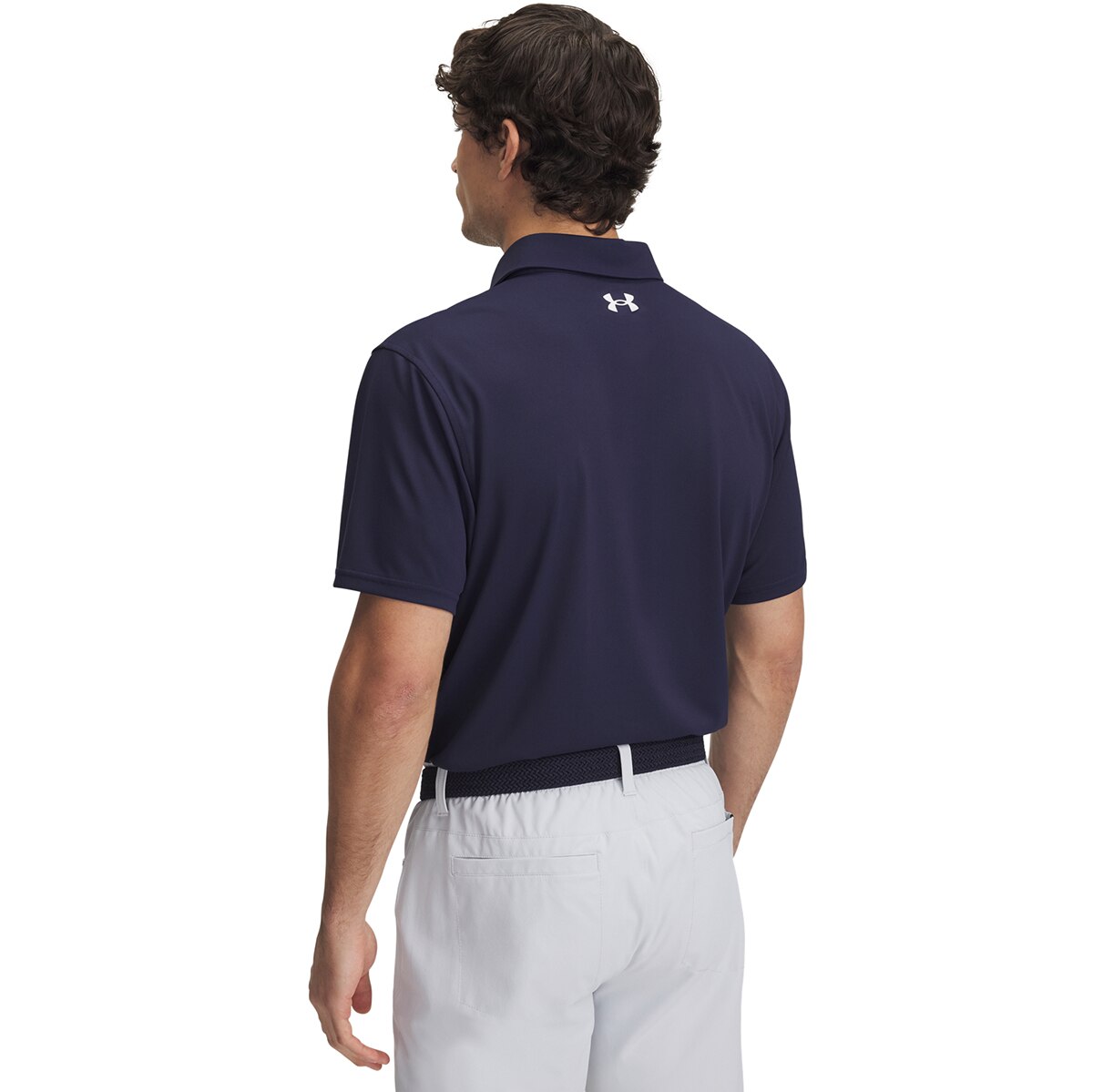 Polo de Homem UA T2G Pique Polo Azul-2