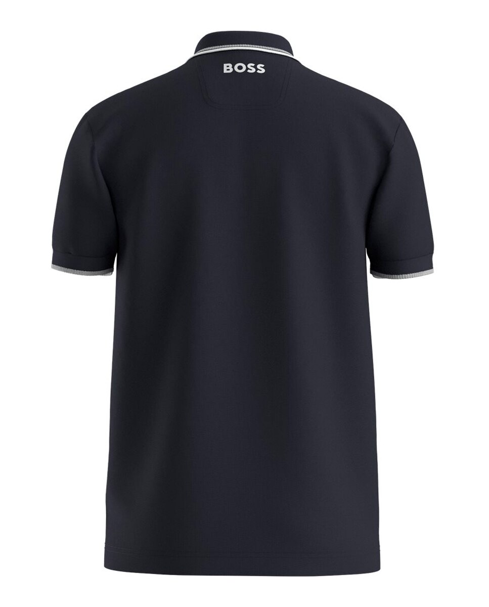 Polo de Golf de Homem Paddy Pro Azul-marinho-2