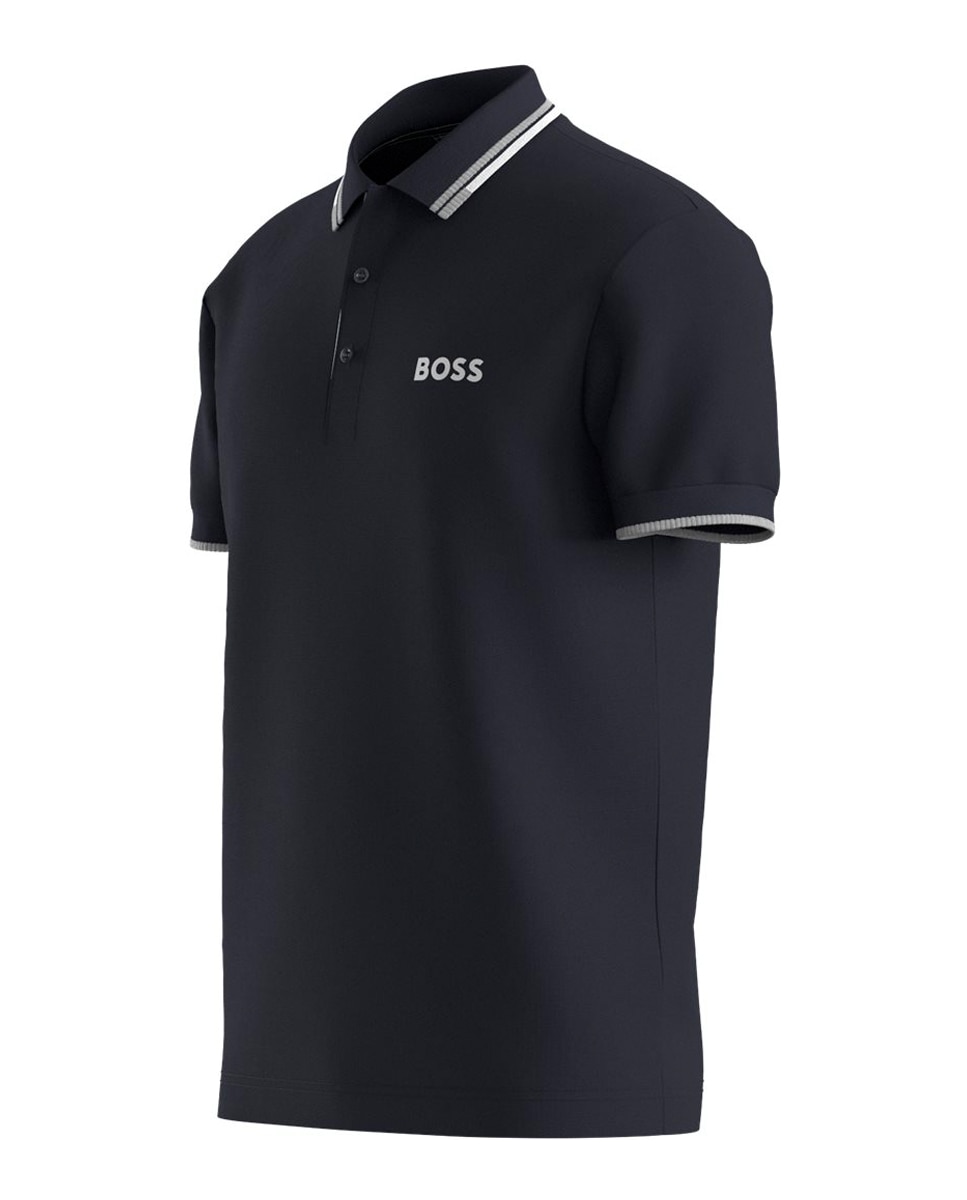 Polo de Golf de Homem Paddy Pro Azul-marinho-3