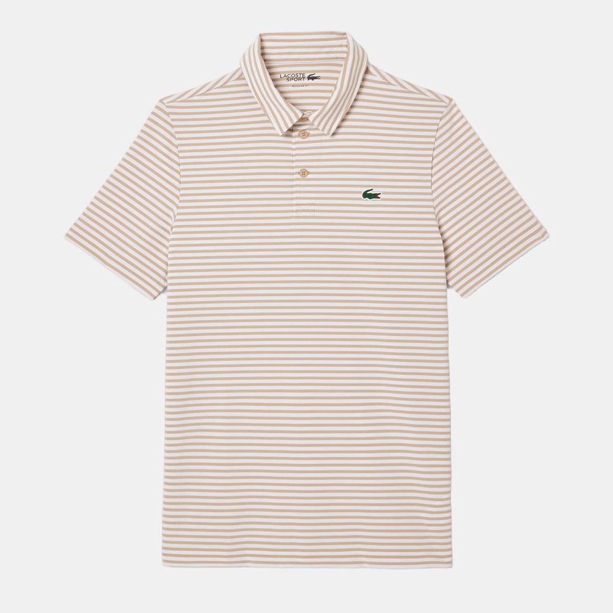 Polo de Golf Castanho-3