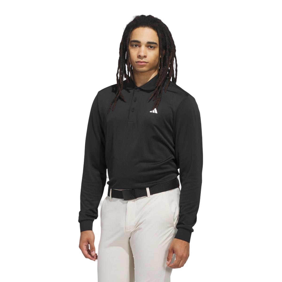 Polo de Homem Ultimate365 Cold.Rdy Long Sleeve Preto-3