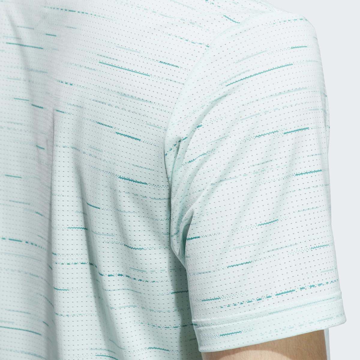 Polo de Homem Ultimate365 Mesh Glimmer Print Polo Shirt Branco-7