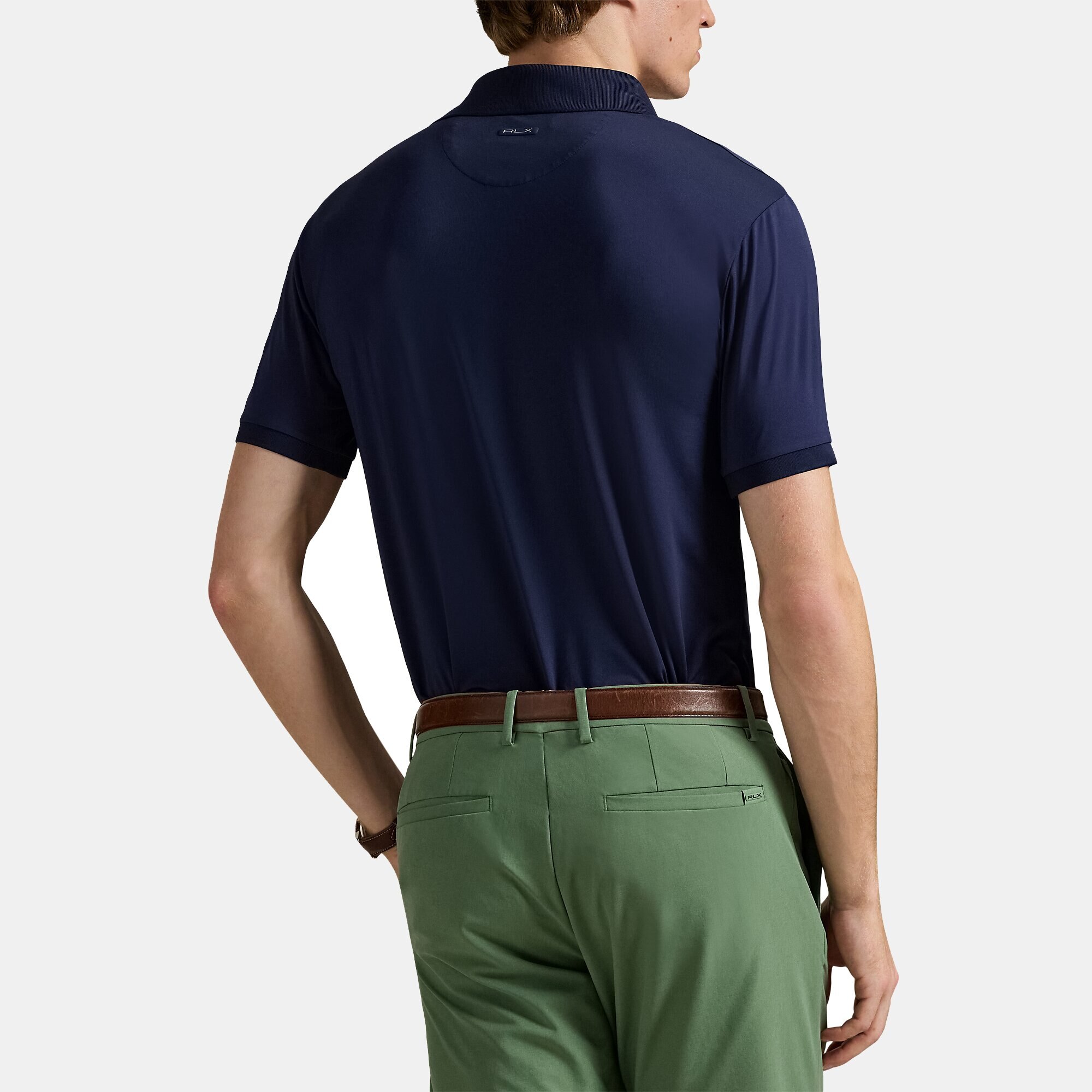 Polo Técnico de Homem Tailored Fit Azul-marinho-3