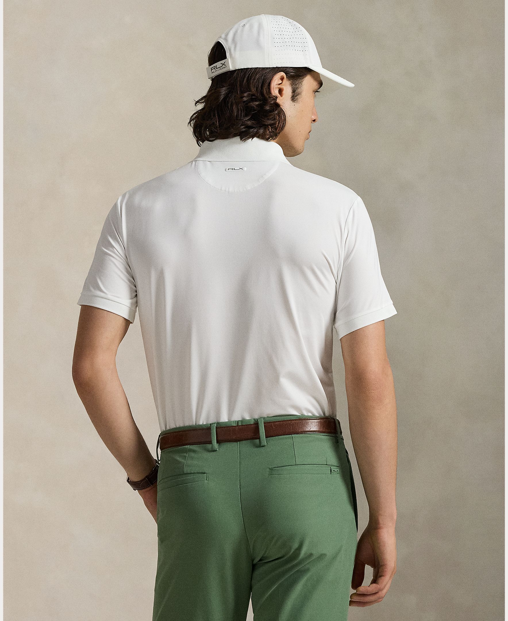 Polo Técnico de Homem Tailored Fit Branco-3