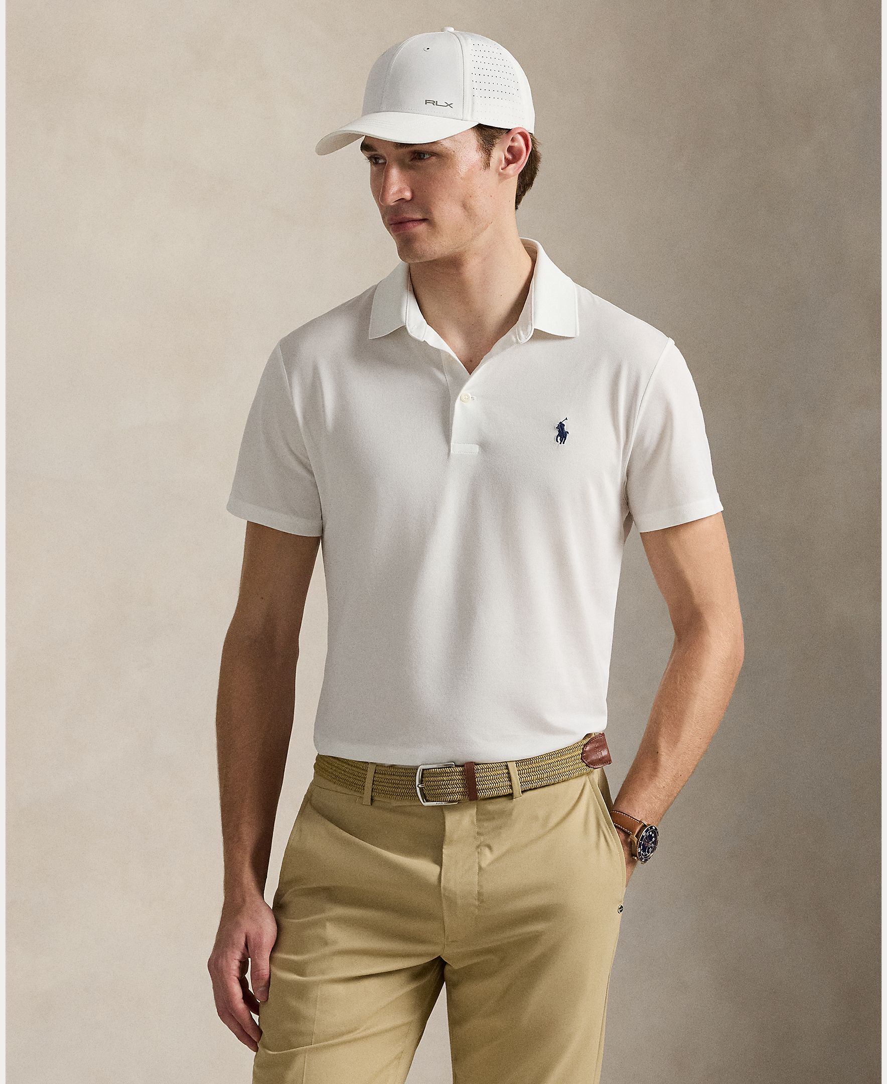 Imagem 0 de Polo de Homem em Tecido Técnico Tailored Fit