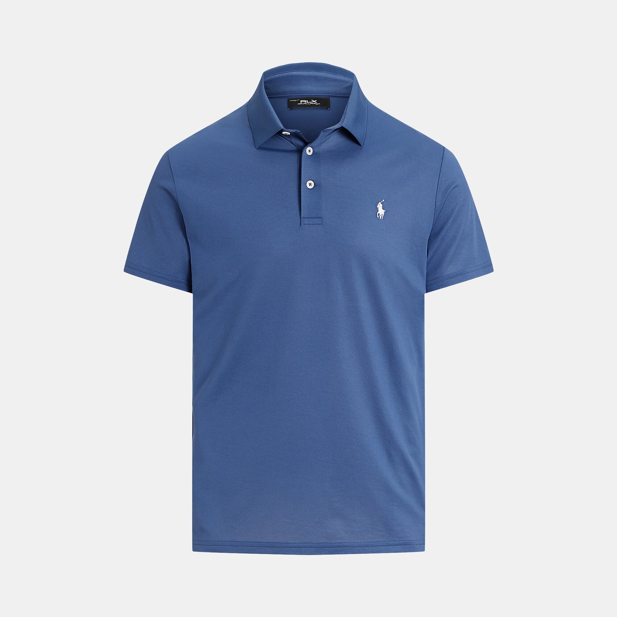 Polo Técnico de Homem Tailored Fit Azul Royal-4