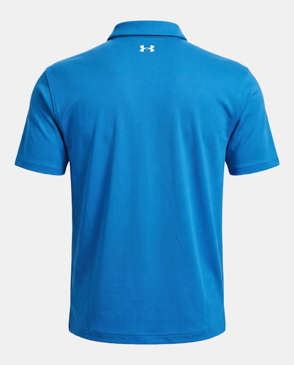 Polos de Homem Ua T2G Pique Polo Azul-petróleo-2