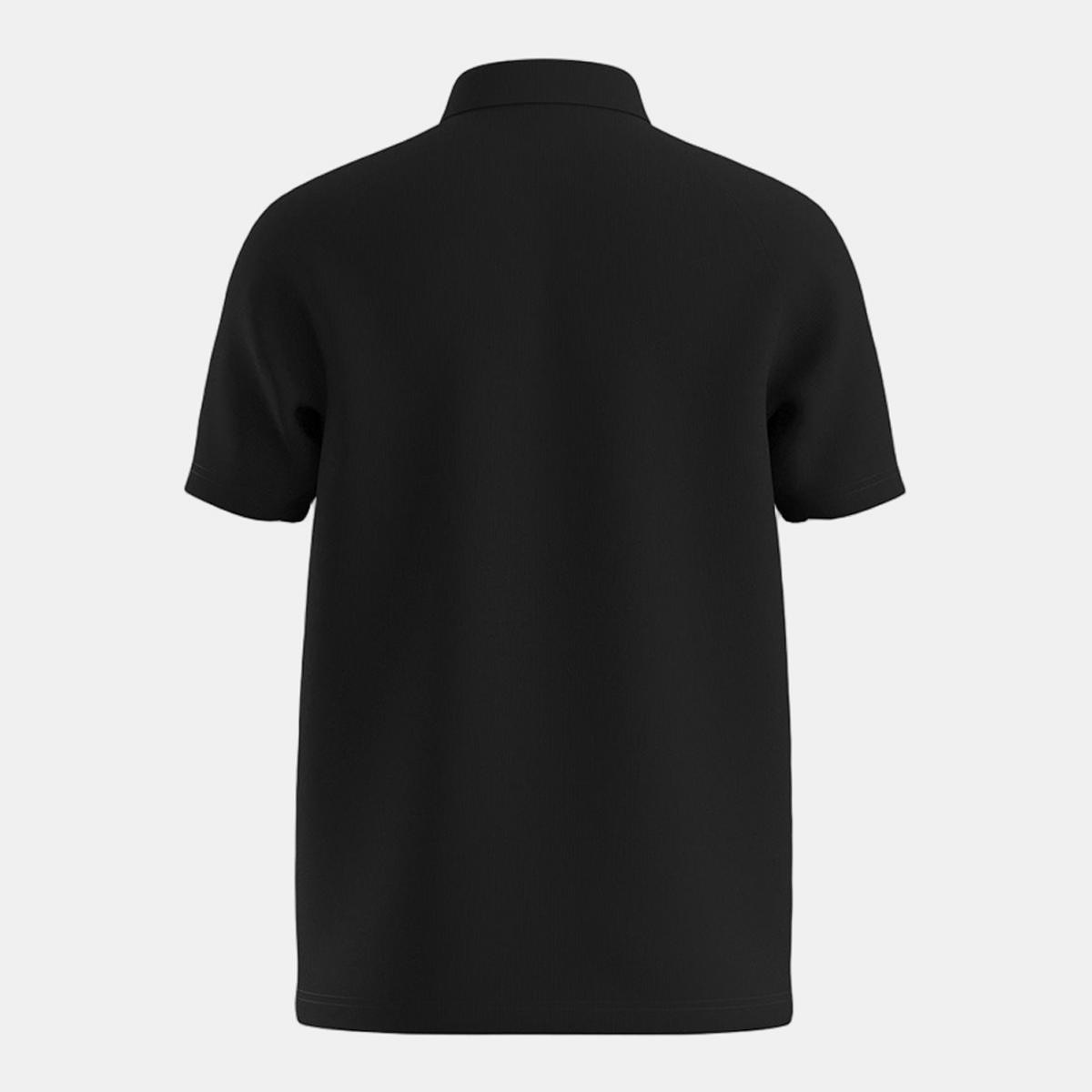 Polo Técnico de Manga Curta de Homem Preto-2