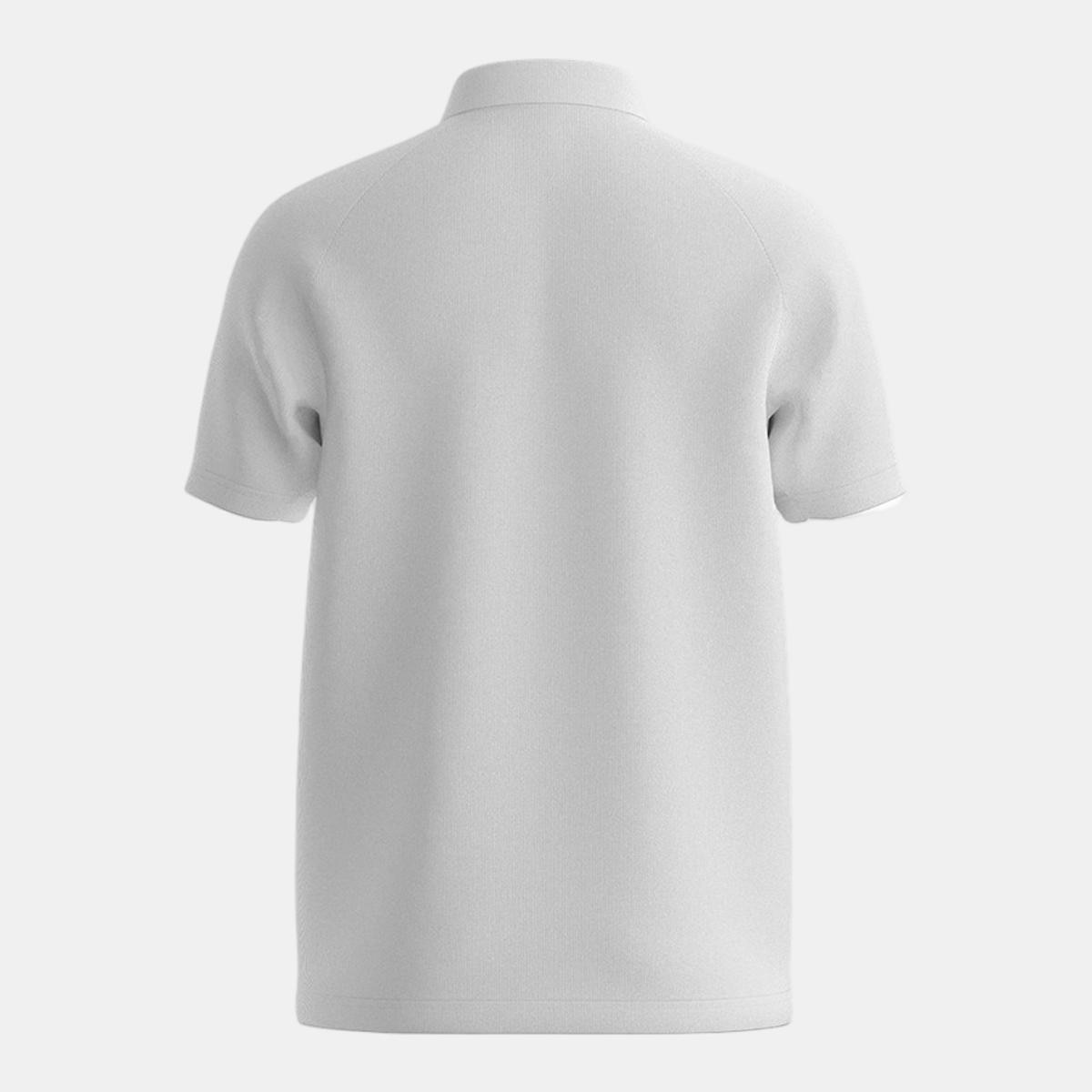 Polo Técnico de Manga Curta de Homem Branco-2