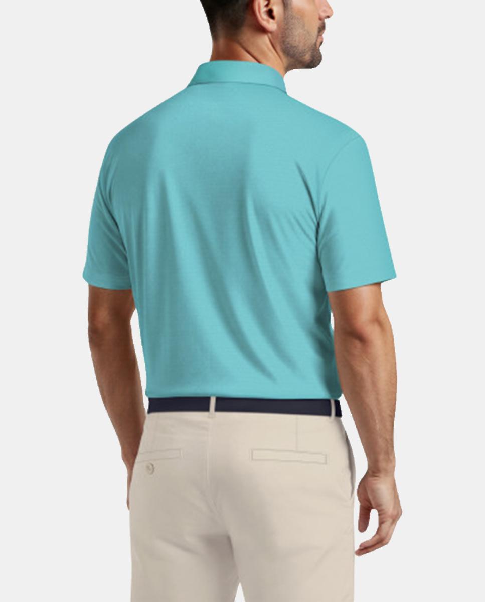 Polo de Golfe de Homem Ottoman Azul-2