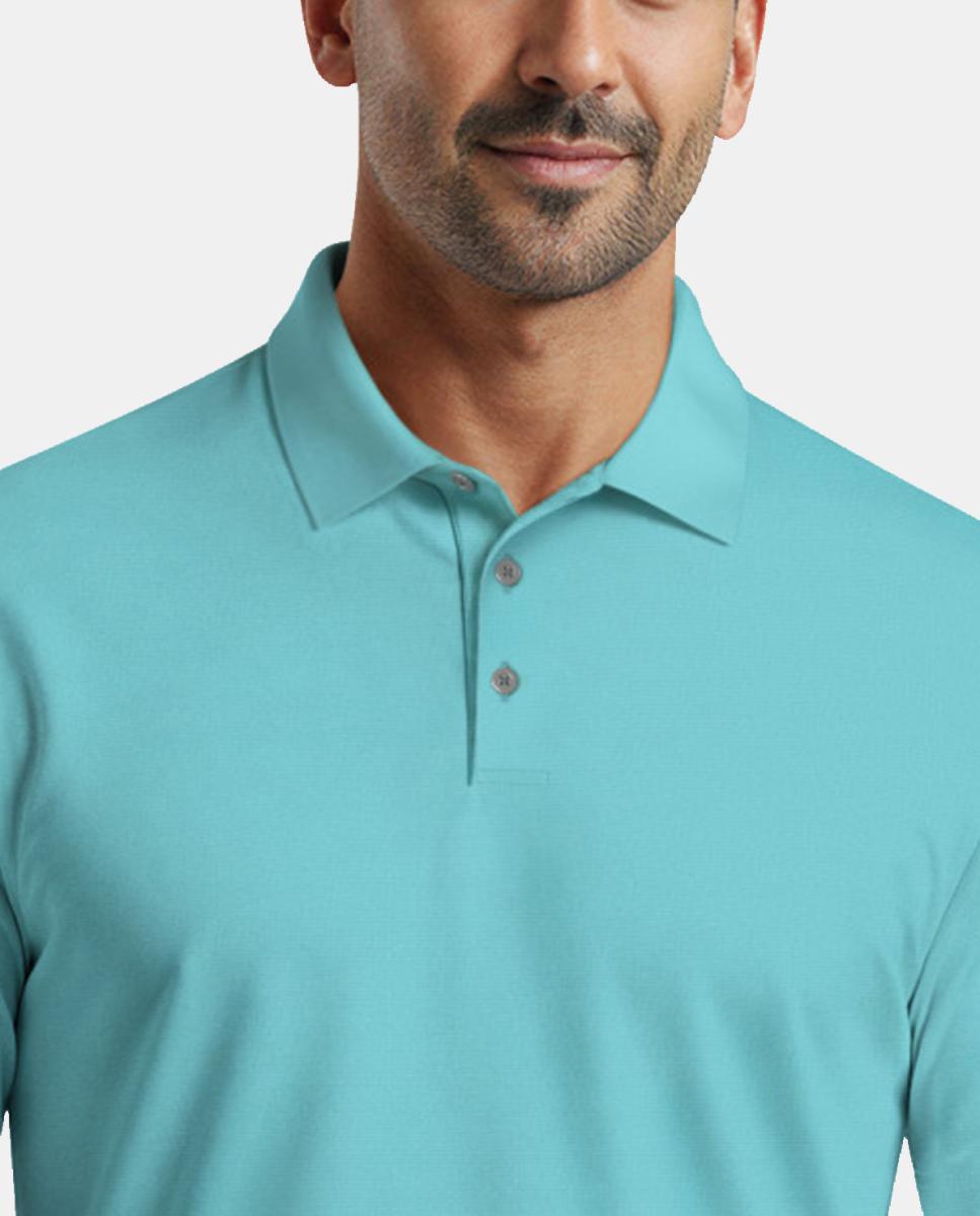 Polo de Golfe de Homem Ottoman Azul-3