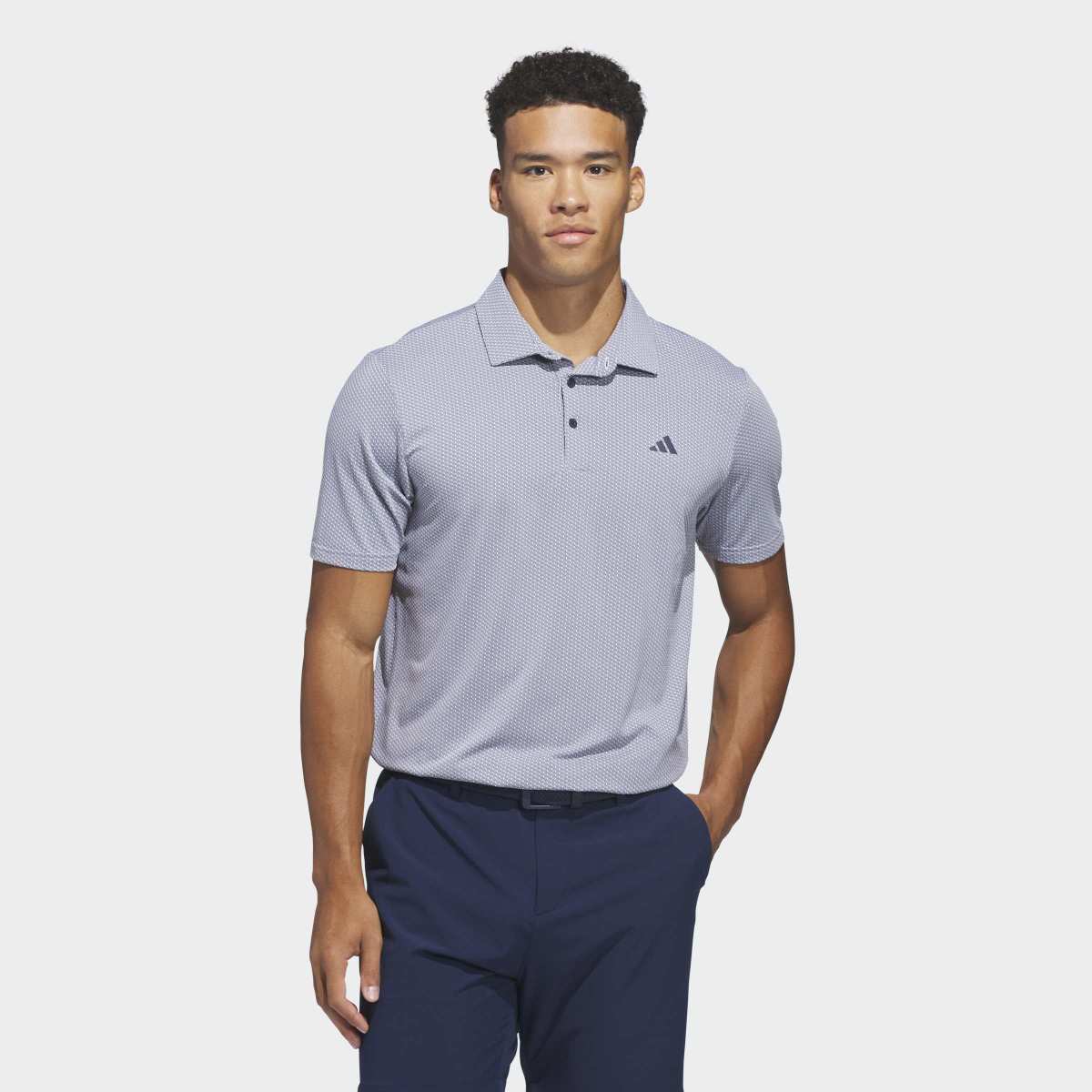 Polo de Homem Performance Textured Branco-1