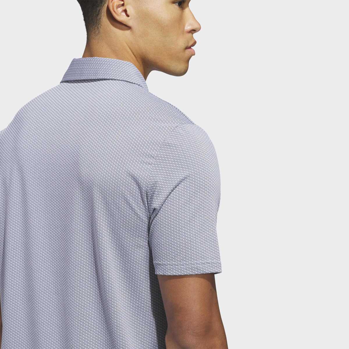 Polo de Homem Performance Textured Branco-3