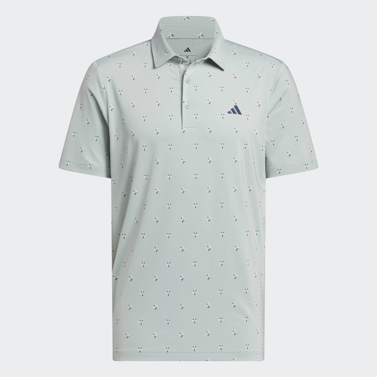 Polo de Homem Estampado Climacool Ultimate365 Essence Verde-6