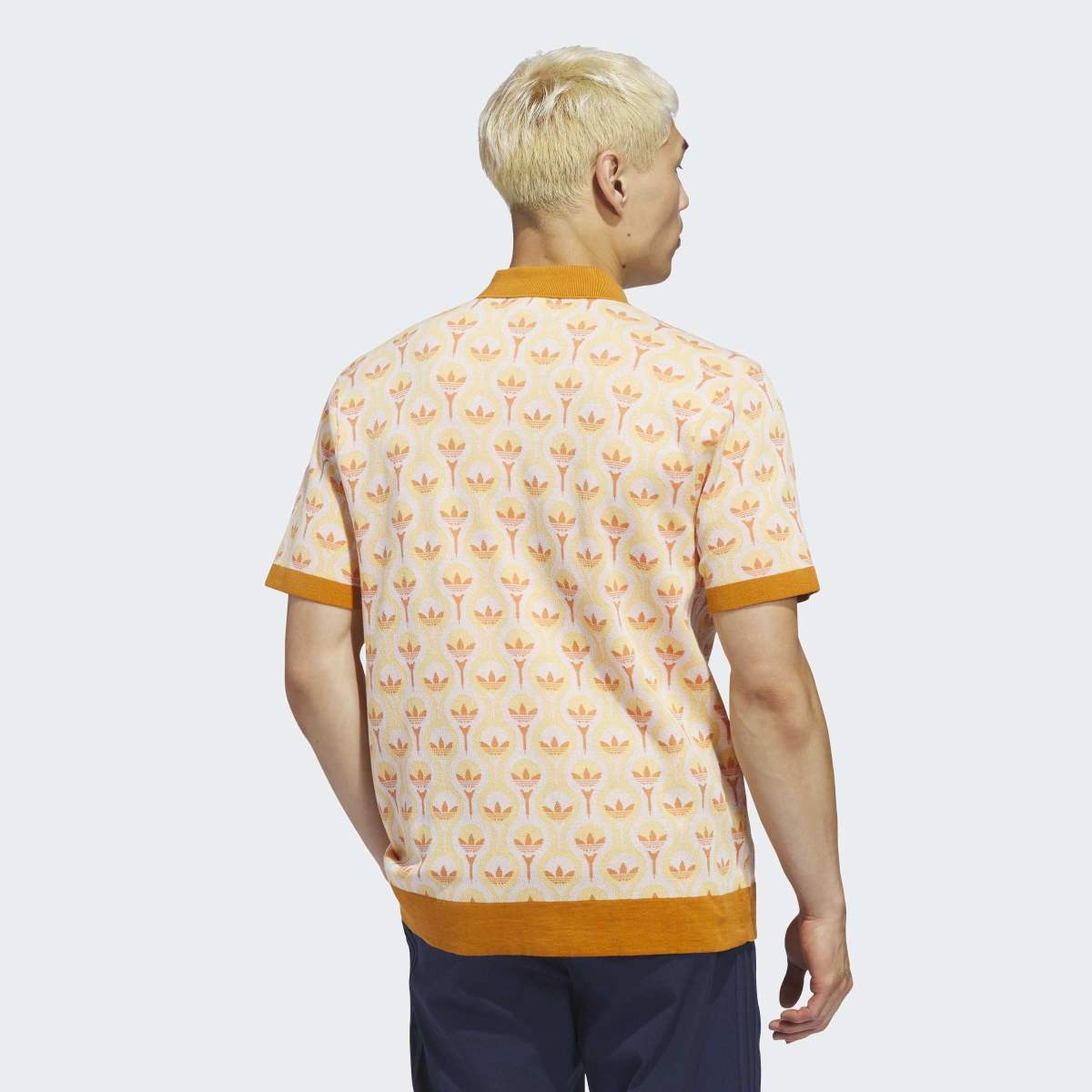 Polo de Homem Knit Originals Branco-2
