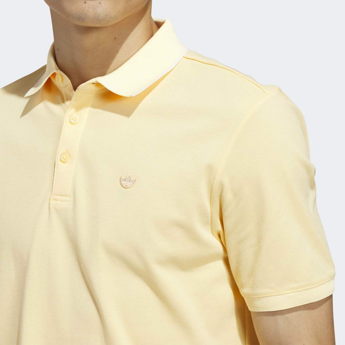 Polo de Homem Twistknit Trefoil Originals Laranja-4