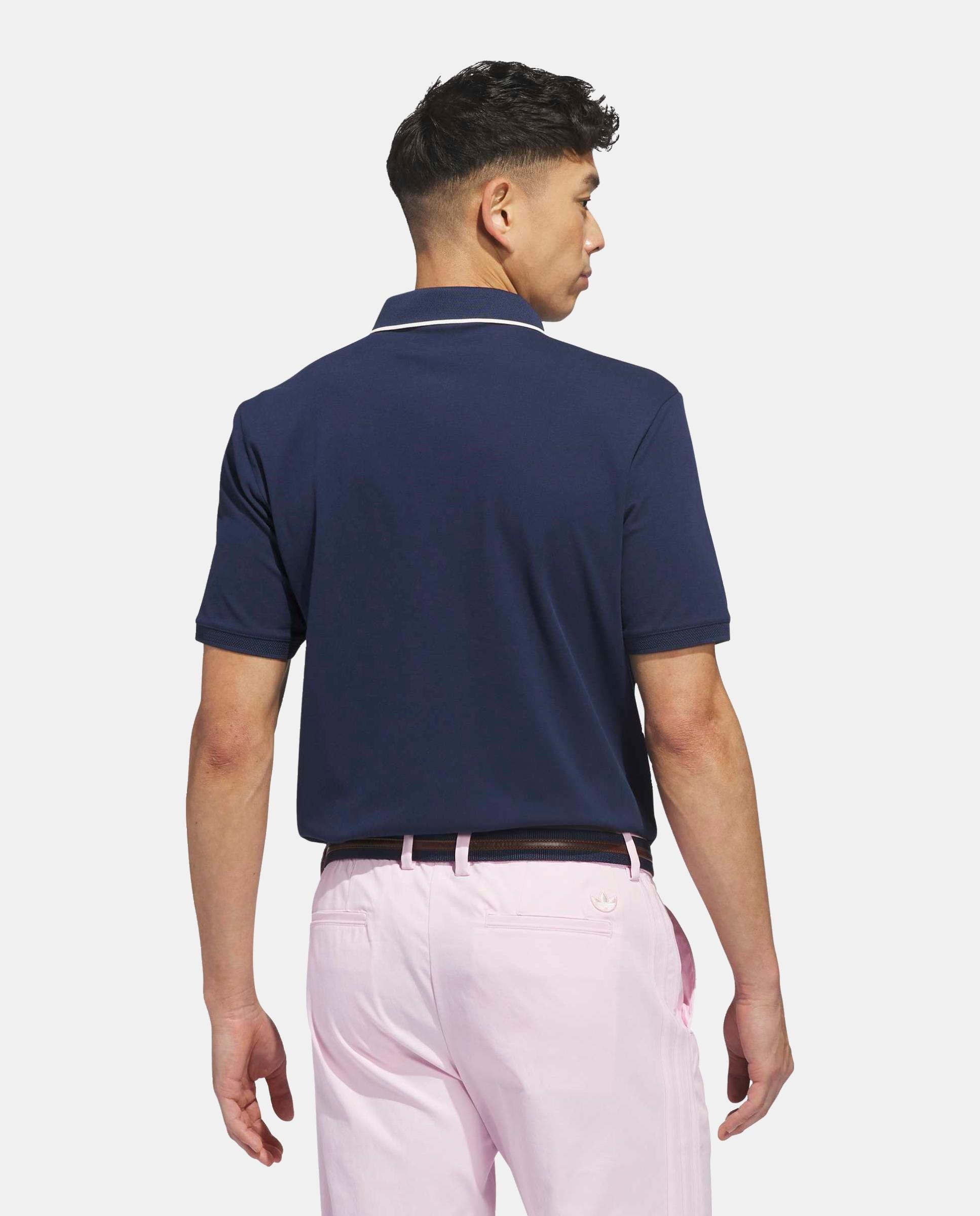 Polo de Golf de Homem Trefoil Originals Azul-escuro-2