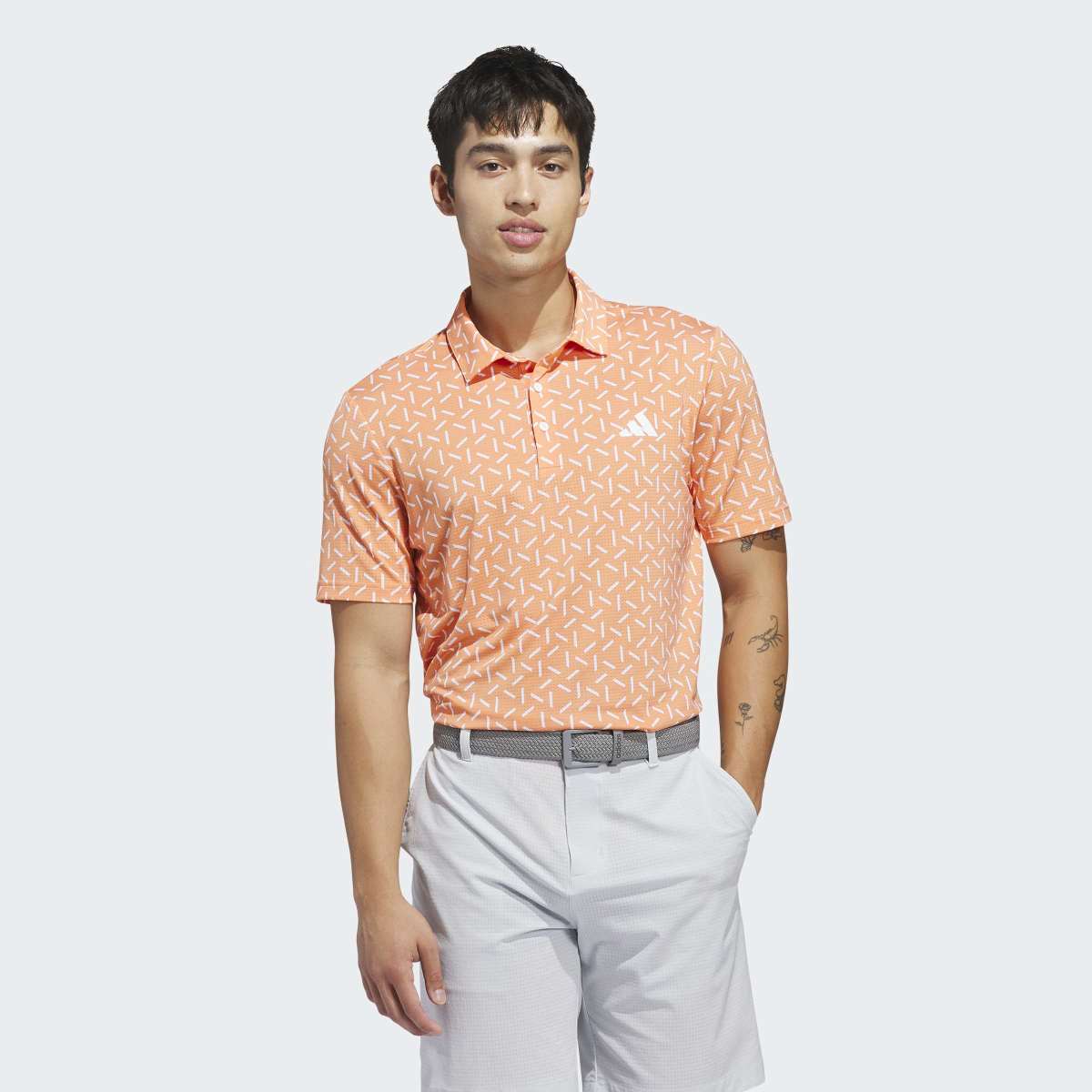 Adidas - Polo De Hombre Climacool Con Estampado Malla Ultimate365 Adidas.