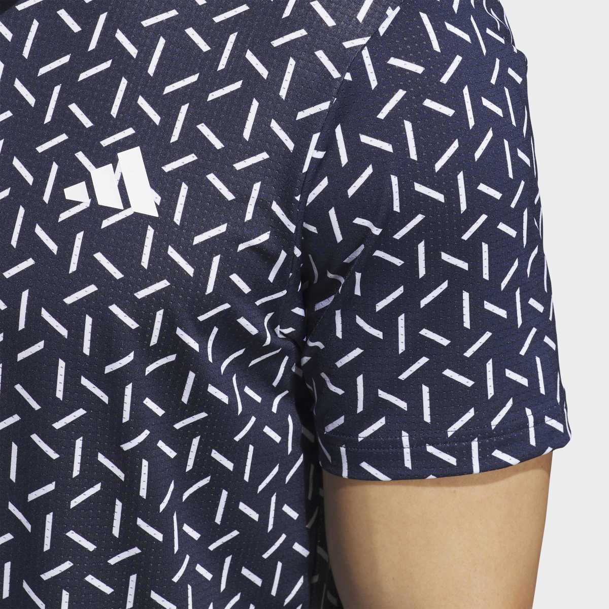 Polo de Homem Climacool Con Estampado Malla Ultimate365 Azul-4
