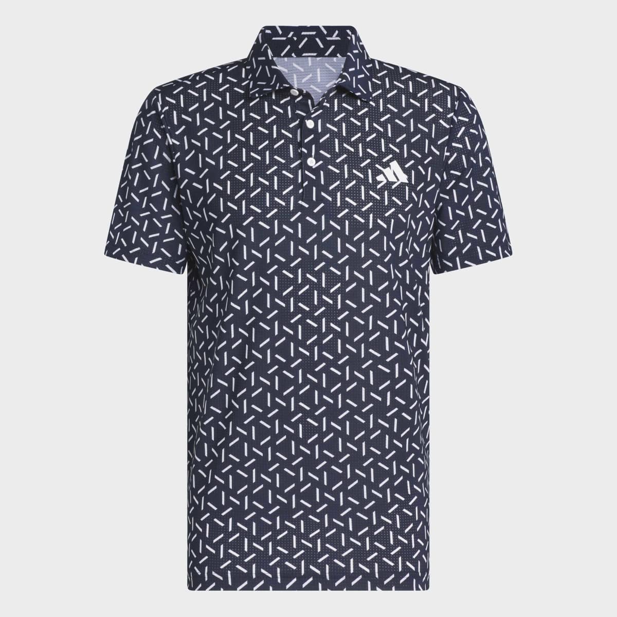 Polo de Homem Climacool Con Estampado Malla Ultimate365 Azul-6