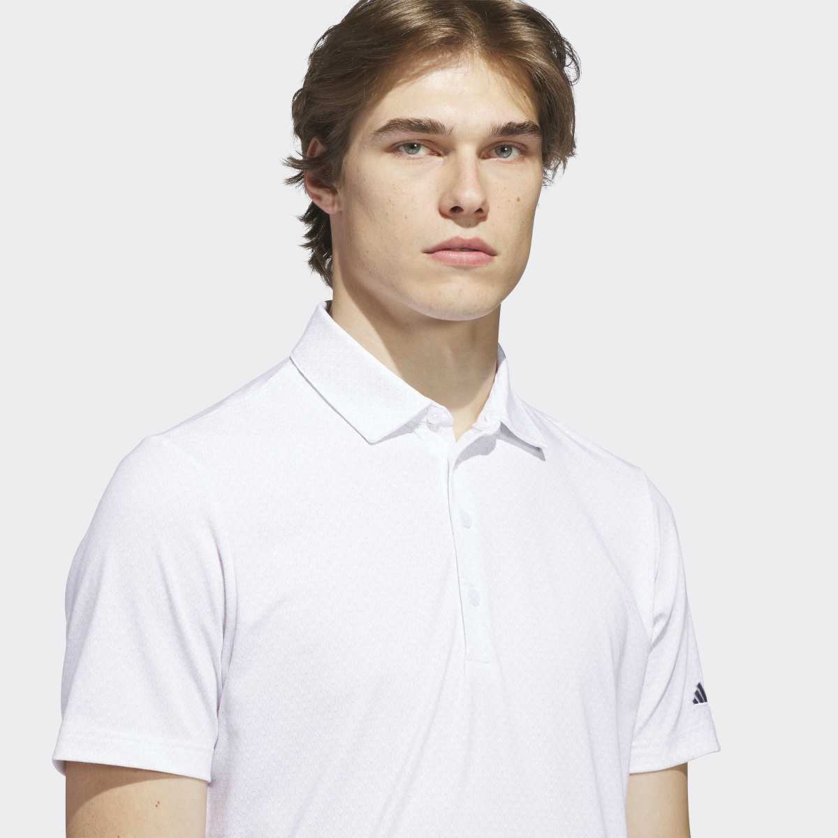 Polo de Homem com Estampado Ultimate365+ Go-To Branco-3