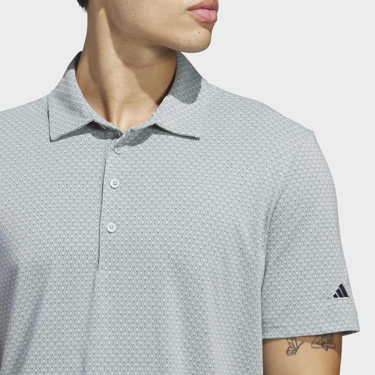 Polo de Homem com Estampado Ultimate365+ Go-To Verde-4